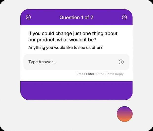 Visitor communication - polls - TWIPLA Website Intelligence